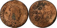 France Liard Louis XIV, Liard de France au buste juvénile, deuxième type -