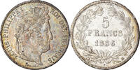 France 5 Francs Coin, Louis-Philippe, Strasbourg, Silver -