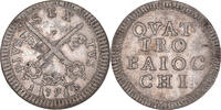ITALIAN STATES 4 Baiocchi Coin, PAPAL STATES, Pius VI, Roma -
