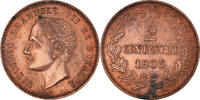 Italy 2 Centesimi Coin, Vittorio Emanuele III, Rome, Bronze, KM:38 -