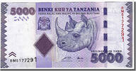 Tanzania 5000 Shilingi Banknote -