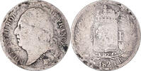 France 2 Francs Coin, Louis XVIII, Louis XVIII, Rouen, Silver -
