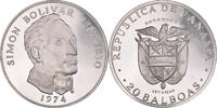 Panama 20 Balboas Coin, U.S. Mint, Franklin Center, PA -