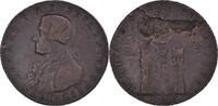 United Kingdom Halfpenny Token John Howard, Copper -