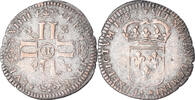 France Quinzain aux 8 L Coin, Louis XIV, La Rochelle, Billon -