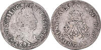 France 4 Sols aux 2 L Coin, Louis XIV, Poitiers, Silver -