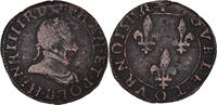 France Double Tournois 158[?] Rouen Coin, Henri III, Rouen, Copper S 38.66 US$  +  29.33 US$ shipping