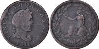 United Kingdom Halfpenny Token Walshampton, Essex, vincit amor patriae -