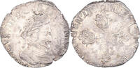 France 1/2 Franc Coin, Henri IV, Silver, Duplessy:1212A -