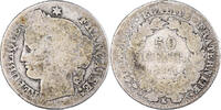 France 50 Centimes Coin, Cérès, Bordeaux, Silver, KM:834.2 -