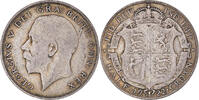 Great Britain 1/2 Crown Coin, George V, Silver, KM:818.1a -
