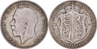 Great Britain 1/2 Crown Coin, George V, Silver, KM:818.1a -