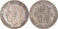 Great Britain 1/2 Crown Coin, George V, Silver, KM:835 -