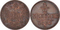 Austria 1/2 Kreuzer Coin, Franz Joseph I, Kremnitz, Copper -