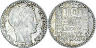 France 10 Francs Coin, Turin, Paris, Silver, KM:878 -