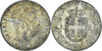 Italy 5 Lire Coin, Umberto I, Rome, Silver, KM:20 -