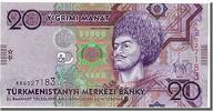 Turkmenistan 20 Manat Banknote -