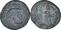 Follis Coin, Constantine I, Rome, Bronze, RIC:323a -