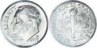 United States Dime Coin, Denver, satin finish -