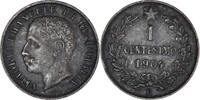 Italy Centesimo Coin, Vittorio Emanuele III, Rome, Bronze -
