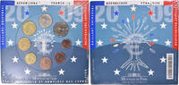France 1 Cent to 2 Euro Monnaie de Paris, BU, Gadoury:page -