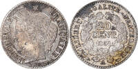 France 20 Centimes Coin, Cérès, Paris, Silver, KM:758.1 -