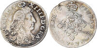 France 4 Sols des Traitants Coin, Louis XIV, Paris, Silver -