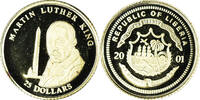Liberia 25 Dollars Coin, Martin Luther King, American Mint -