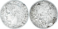 France Franc Coin, Cérès, Paris, Silver, KM:759.1 -