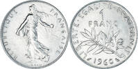 France Franc Coin, Semeuse, Paris, Nickel, KM:925.1, Gadoury:474 -