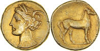 Stater Coin, Zeugitana, Carthage, Electrum -