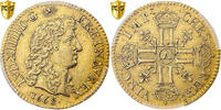 France 1/2 louis d'or à la tête nue Louis XIV, Paris, Pedigree, Gold -