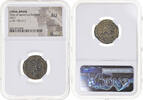 Æ Coin, Lydia, Anonymous, Bagis, graded, NGC, AU(50-53), Bronze -