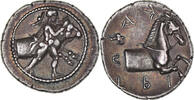 Hemidrachm Thessaly, Trikka, Pedigree, Silver -
