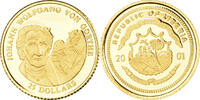 Liberia 25 Dollars Coin, Goethe, American Mint, Proof, Gold -