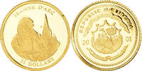 Liberia 25 Dollars Coin, Jeanne d'Arc, American Mint, Proof -