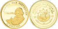 Liberia 25 Dollars Coin, Beethoven, American Mint, Proof -