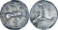 Didrachm Calabria, Tarentum, Silver, NGC, EF(40-45) -