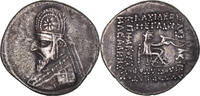 Drachm Coin, Parthia (Kingdom of), Mithridates III, Ekbatana -