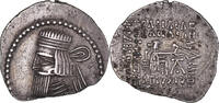 Drachm Coin, Parthia (Kingdom of), Artabanos V, Ekbatana -