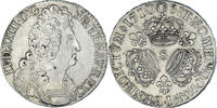 France 1/2 Ecu aux trois couronnes Coin, Louis XIV, Reims -