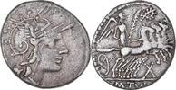 Denarius Coin, M. Tullius, Rome, Silver, Crawford:280/1 -