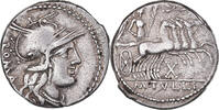 Denarius Coin, M. Tullius, Rome, Silver, Crawford:280/1 -