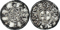 France Denier Coin, Charles le Chauve, Melle, Silver -