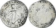 Spain 2 Reales Coin, Charles I, Valence, Silver -