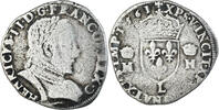 France Teston au buste lauré, 2e type Coin, Henri II, Bayonne -