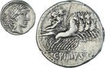 Denarius Coin, C. Vibius C.f. Pansa., Rome, Silver -