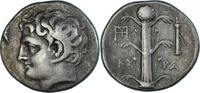 Didrachm Kyrenaica, Magas, Kyrene, Silver, BMC:249b -