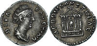 Denarius Coin, Diva Faustina I, Rome, Silver, RIC:III-343 -