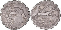Denarius Serratus Coin, Ti. Claudius Ti. f. Ap. n. Nero, Rome -